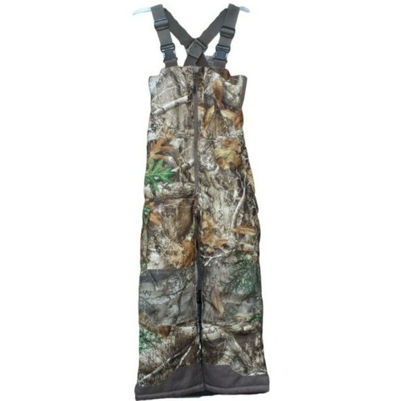 RealTree Magellan Outdoors WATERPROOF CAMO Overalls / SIZE: M (10-13) - Picture 1 of 12